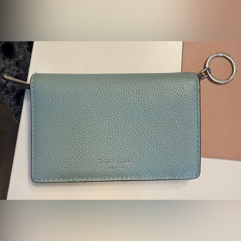 Kate Spade light blue Leather Wallet